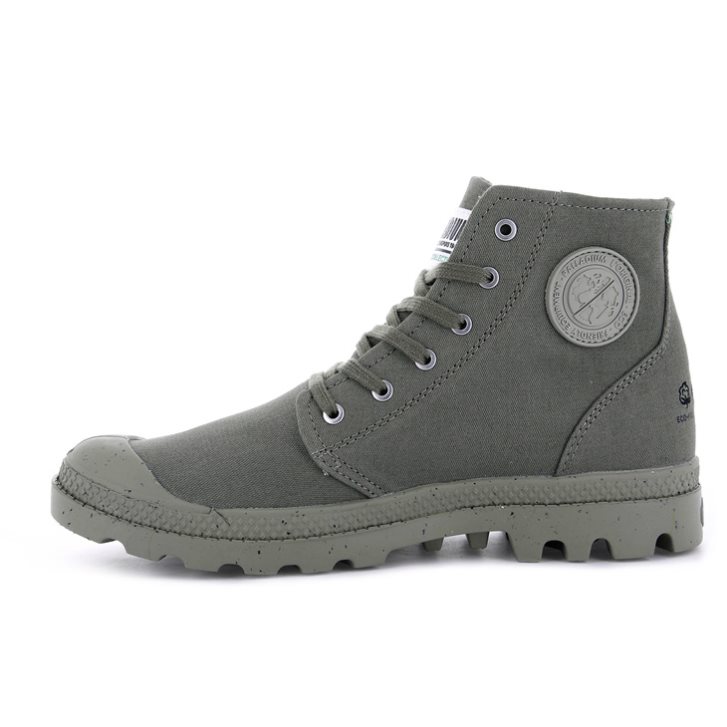 Pánské Boty Palladium Pampa Hi Organic II Šedé | CZ XUP-24W